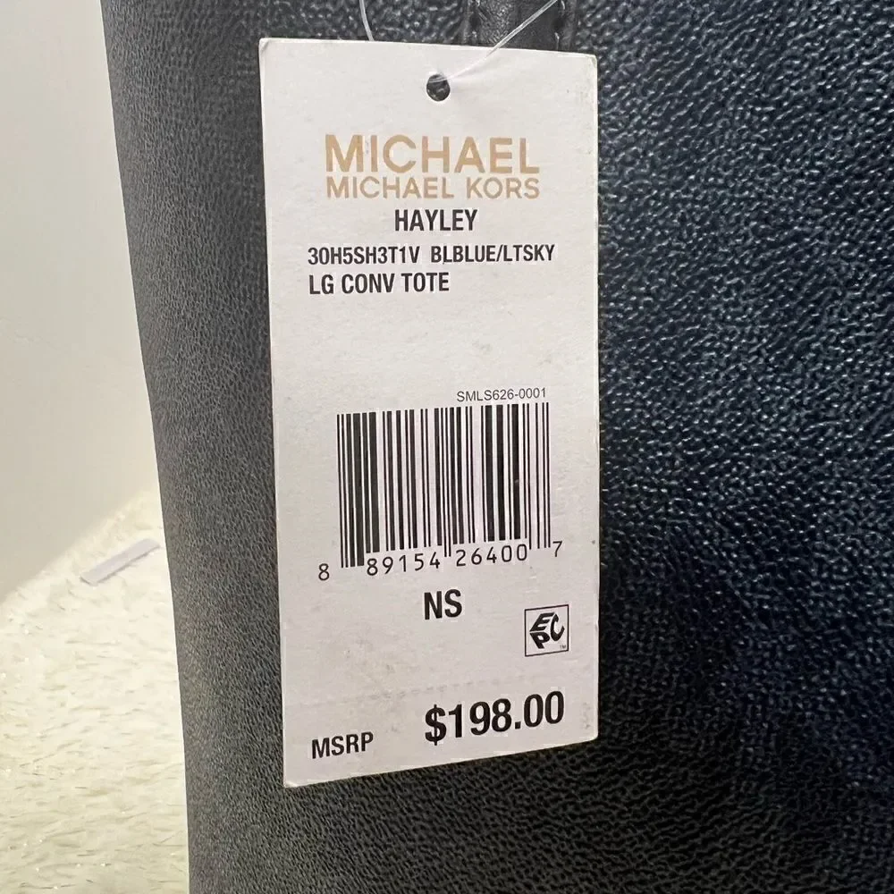 🔥🎁NWT! Michael Kors HAYLEY Tote Handbag NS convertible Large Msrp:$198.00
